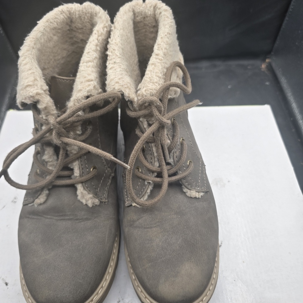 Sonoma Gray Lace Up Boots for‎ Women